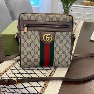 Gucci OPHIDIA GG SMALL MESSENGER BAG